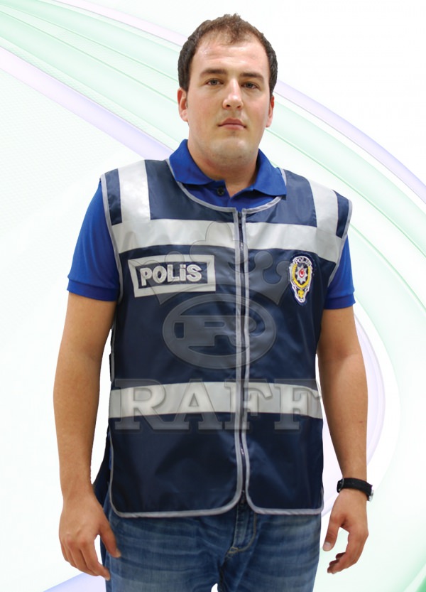 GILET REFLECHISSANT DE POLICE 384